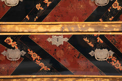Pair of Bamboo & Chinoiserie Chest of Drawers