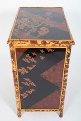Pair of Bamboo & Chinoiserie Chest of Drawers