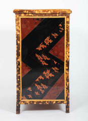 Pair of Bamboo & Chinoiserie Chest of Drawers