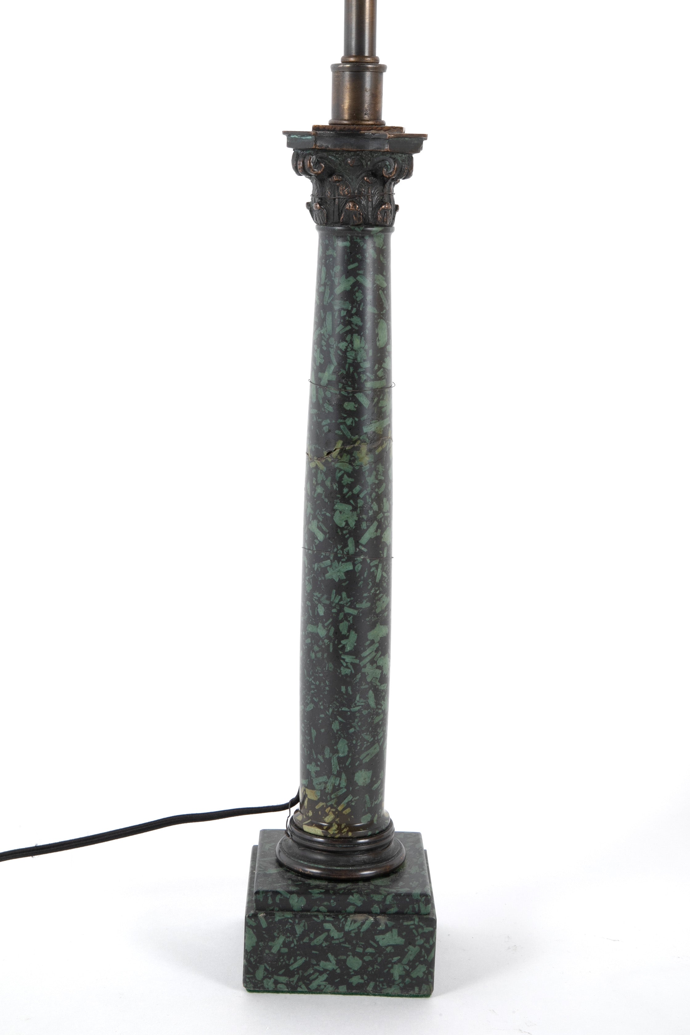 Marble Corinthian Column Lamps