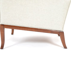 Upholstered Armchair in the Manner of T.H Robsjohn-Gibbings