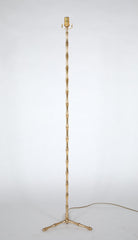 Faux Bamboo Floor Lamp Attributed to Bagues