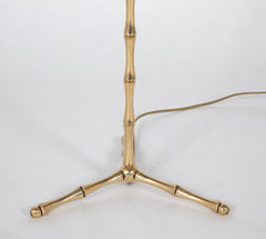 Faux Bamboo Floor Lamp Attributed to Bagues