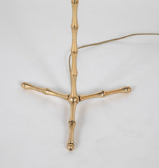 Faux Bamboo Floor Lamp Attributed to Bagues
