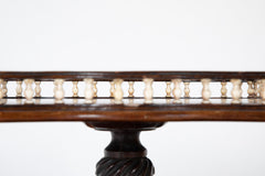 Double Tiered Mahogany Gallery Table