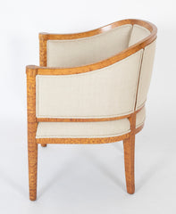 20th Century Baltic Bergere in Burr Ash