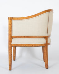 20th Century Baltic Bergere in Burr Ash