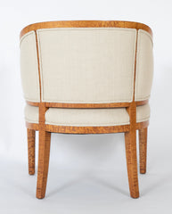 20th Century Baltic Bergere in Burr Ash