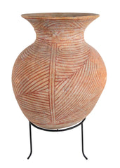 Thai "Ban Chiang" Pottery Vessel On Stand