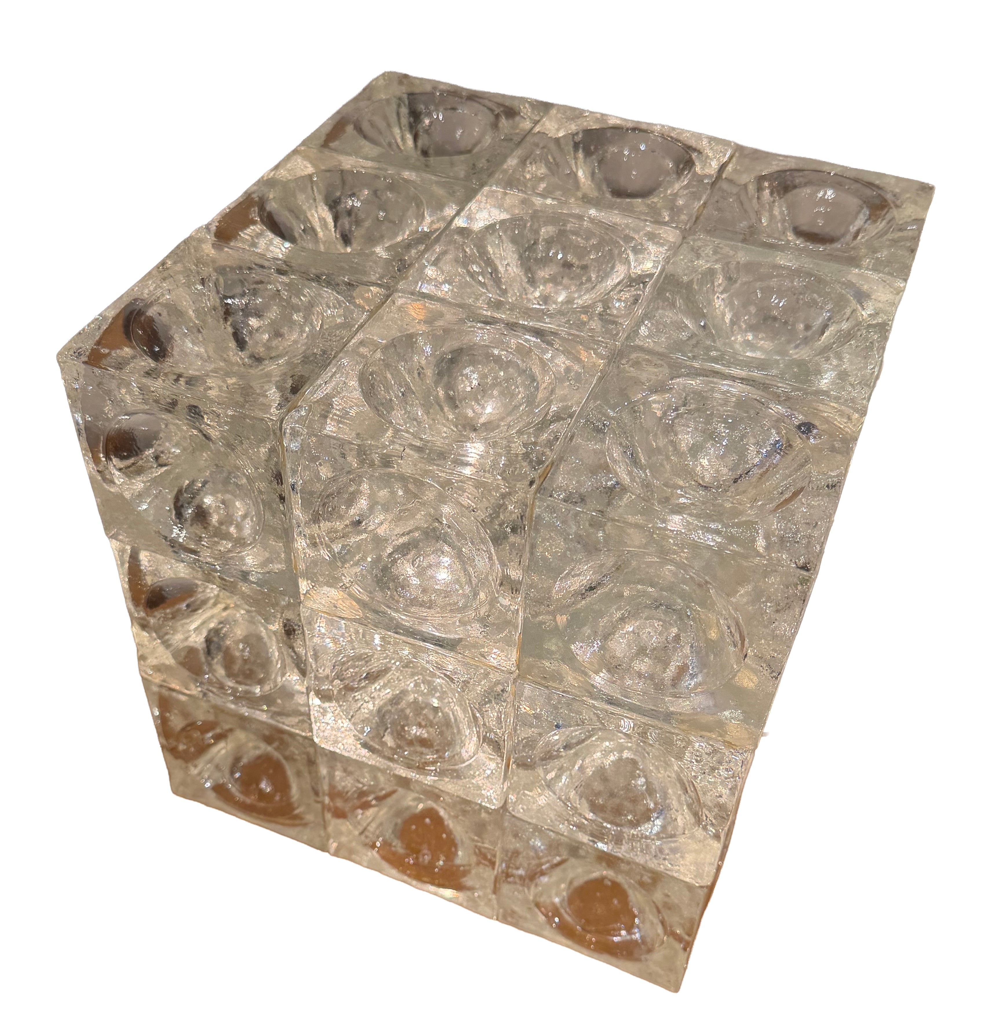A "Cubi" Table Lamp by Albano Poli For Poliarte