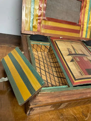 18th Century French Straw Marquetry, 'Marqueterie de Paille' Work Box
