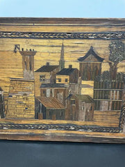 18th Century French Straw Marquetry, 'Marqueterie de Paille' Work Box