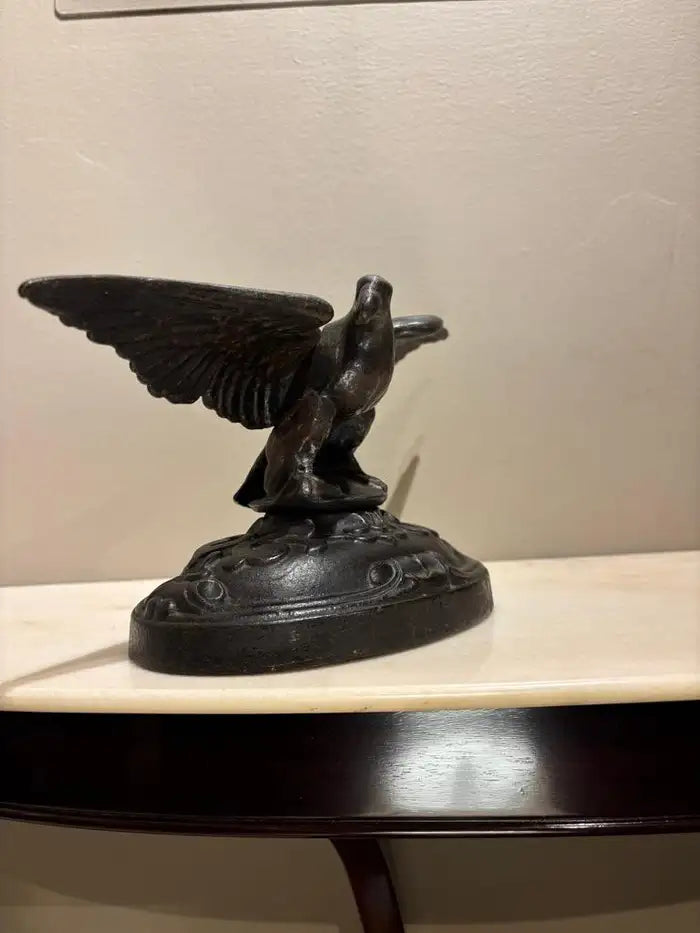19th Century American Cast Iron Eagle Sculpture