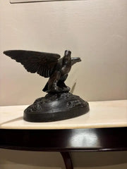 19th Century American Cast Iron Eagle Sculpture
