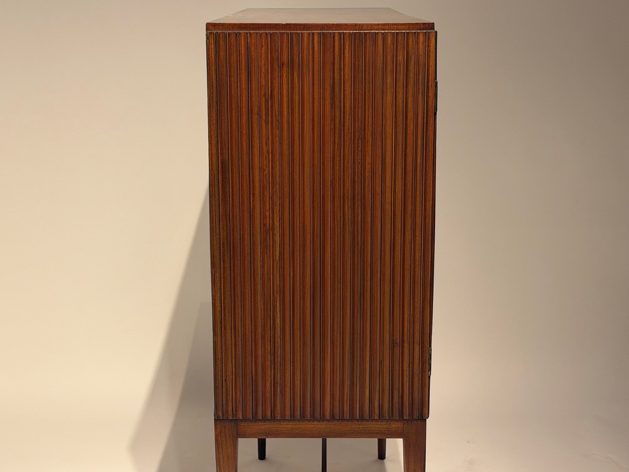 Frode Holm for Illums Bolighus Two-Door Teak Cabinet on Tapered Legs