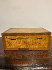 19th Century Regency Elm Wood and Rosewood Box