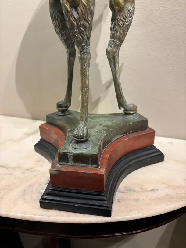 19th Century Italian Grand Tour Bronze Brazier, Ancient Pompeii Original