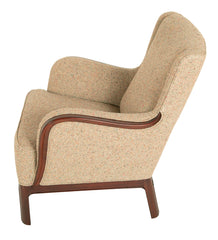 Frits Henningsen Mahogany Chair in BDDW fabric