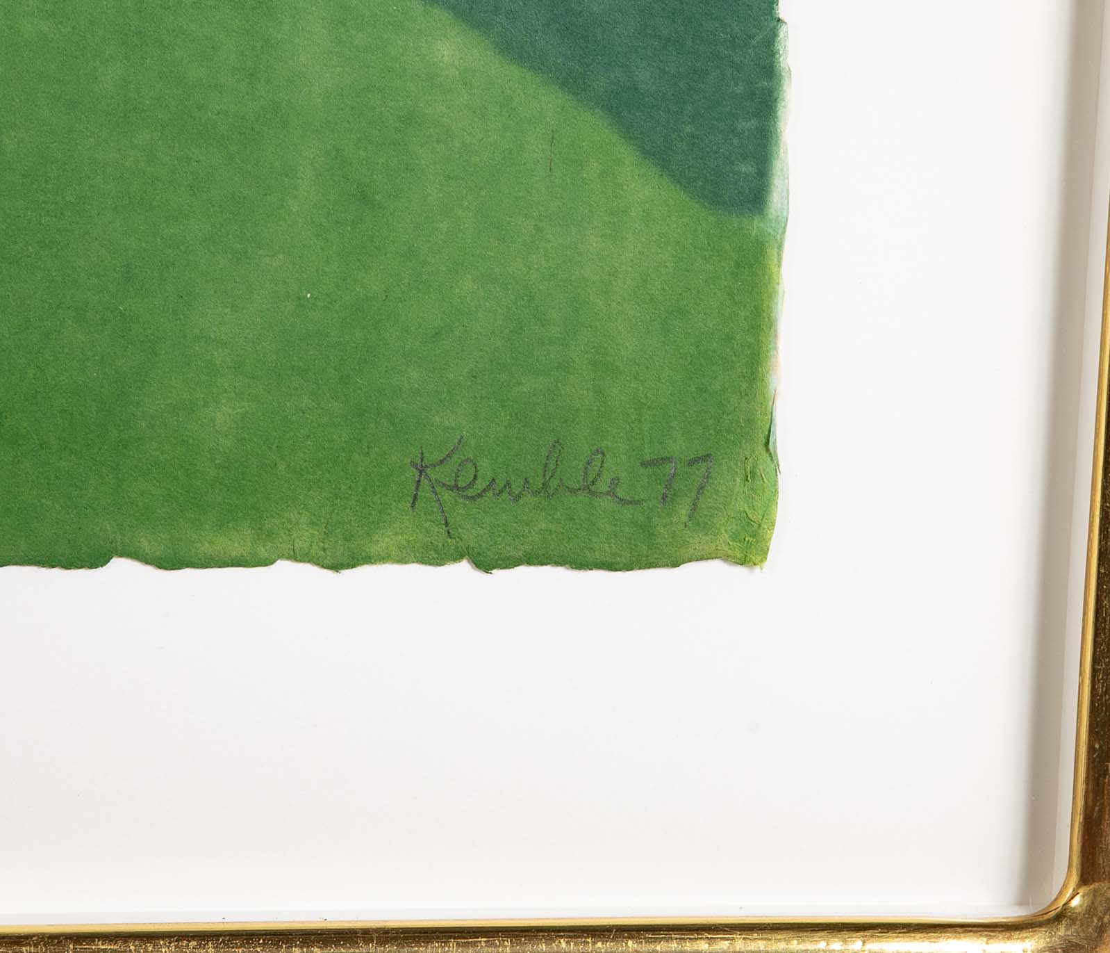 A Wood cut Print By Richard Kemble