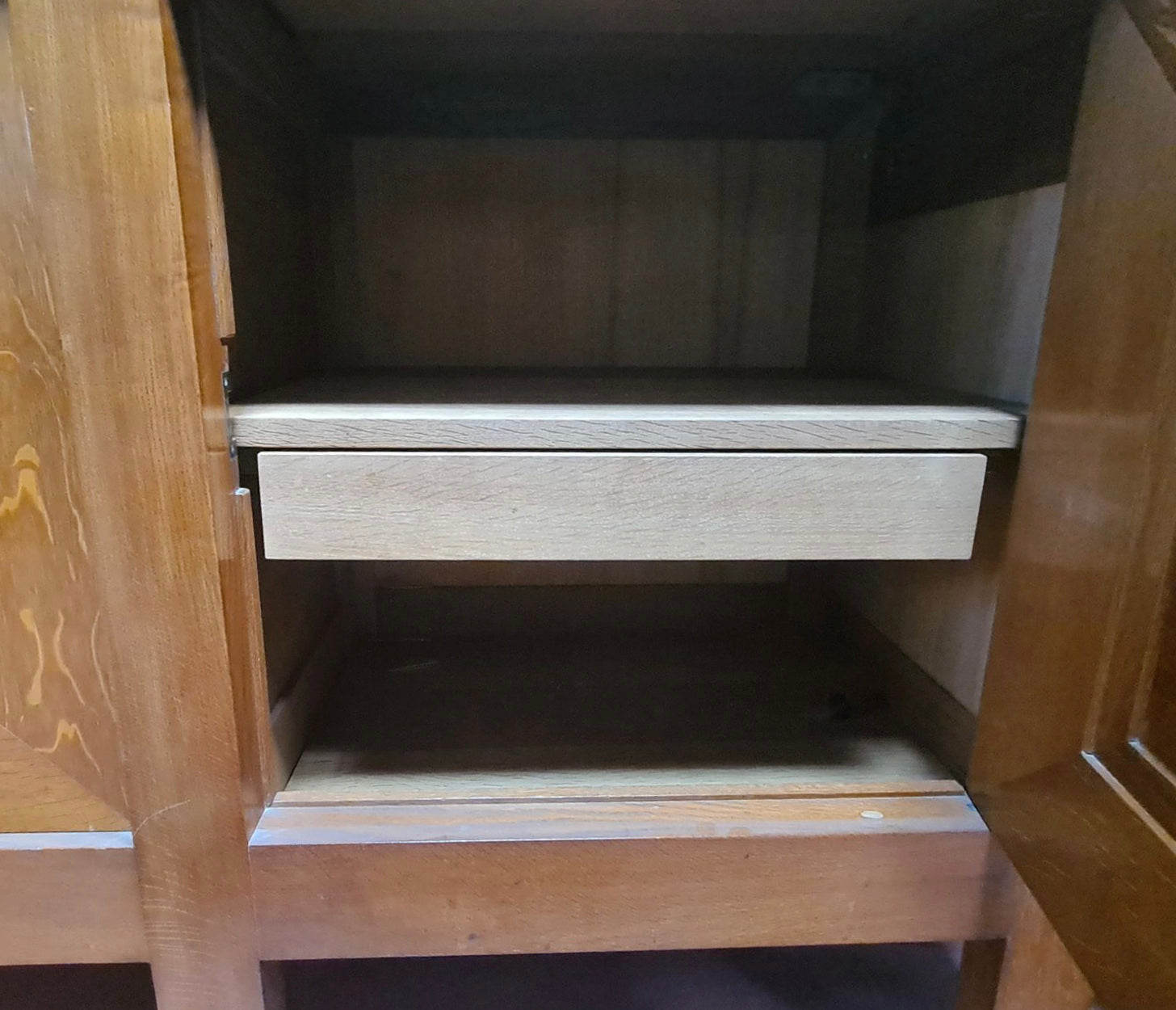 Charles Dudouyt Oak Four Door Sideboard