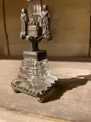 18th Century Italian Baroque Silver and Rock Crystal Crucifix