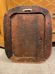 17th Century English Walnut Mirror with Original Glass, Small Scale
