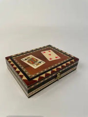 Mid-20th Century Inlaid Moroccan Playing Card Case Box