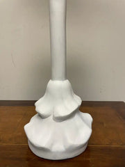 Pair of Tete du Femme Painted Plaster Table Lamps After Alberto Giacometti