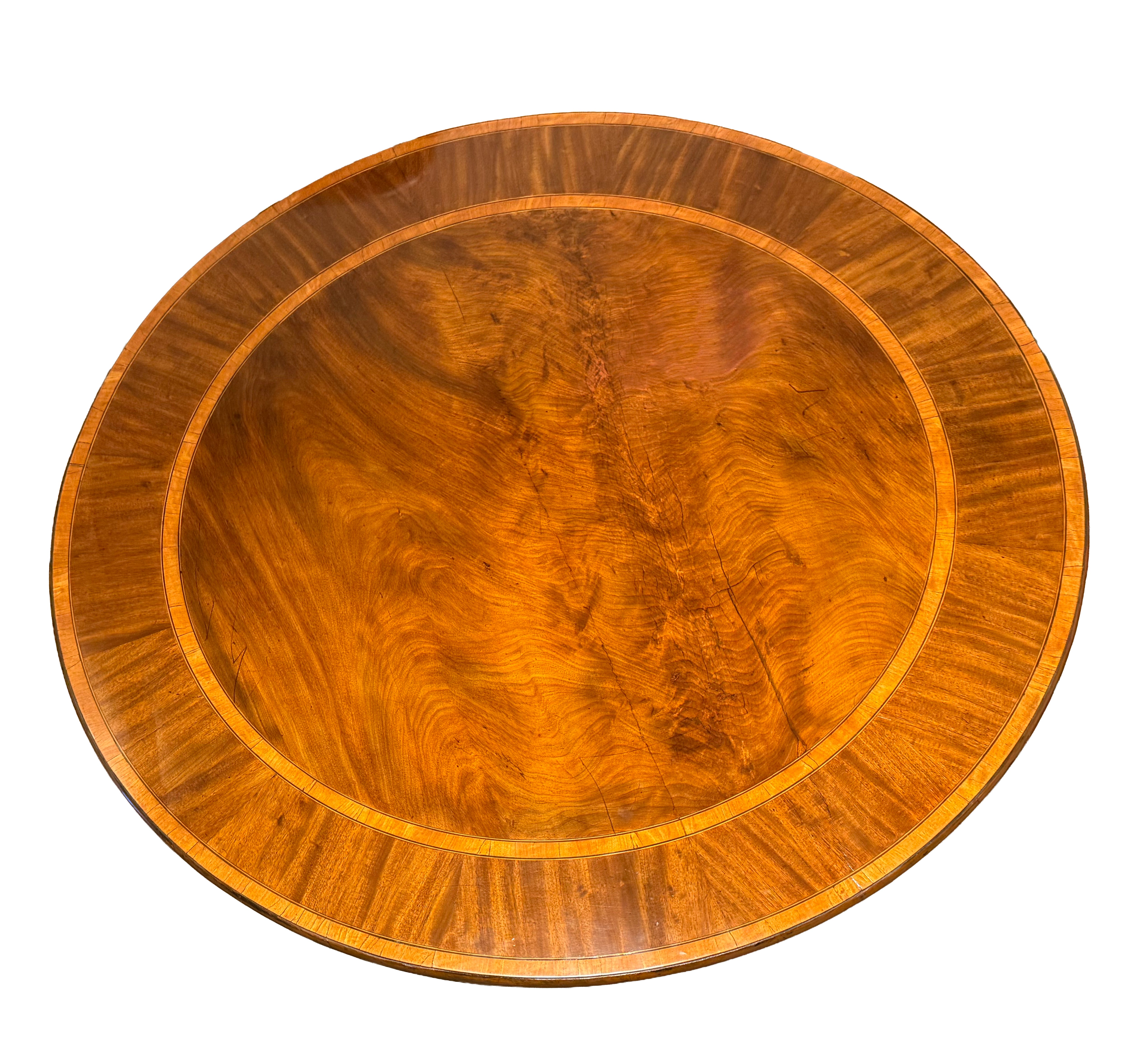 Regency Tulipwood-Inlaid Mahogany Breakfast Table,