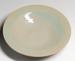 North Dakota School of Mines Margaret Cable Art Pottery Plate, Celadon Glaze, Signed, c.1920s