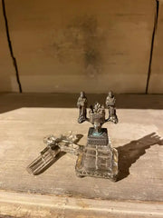 18th Century Italian Baroque Silver and Rock Crystal Crucifix