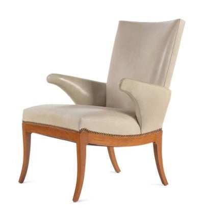 Leather Upholstered Armchair