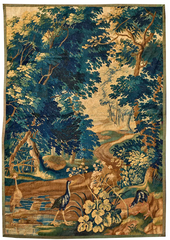 Antique Franco-Flemish Verdure Tapestry
