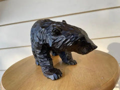 Swiss Black Forest Hand Carved Bear, circa 1900