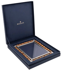 Buccellati Sterling Silver and Natural Bamboo 8x10 Photograph Frame, Late 20th Century