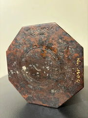 19th Century Italian Hardstone Urn Miniature Font Signed and Dated 1834