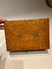 19th Century American Birds Eye Maple Wood Box