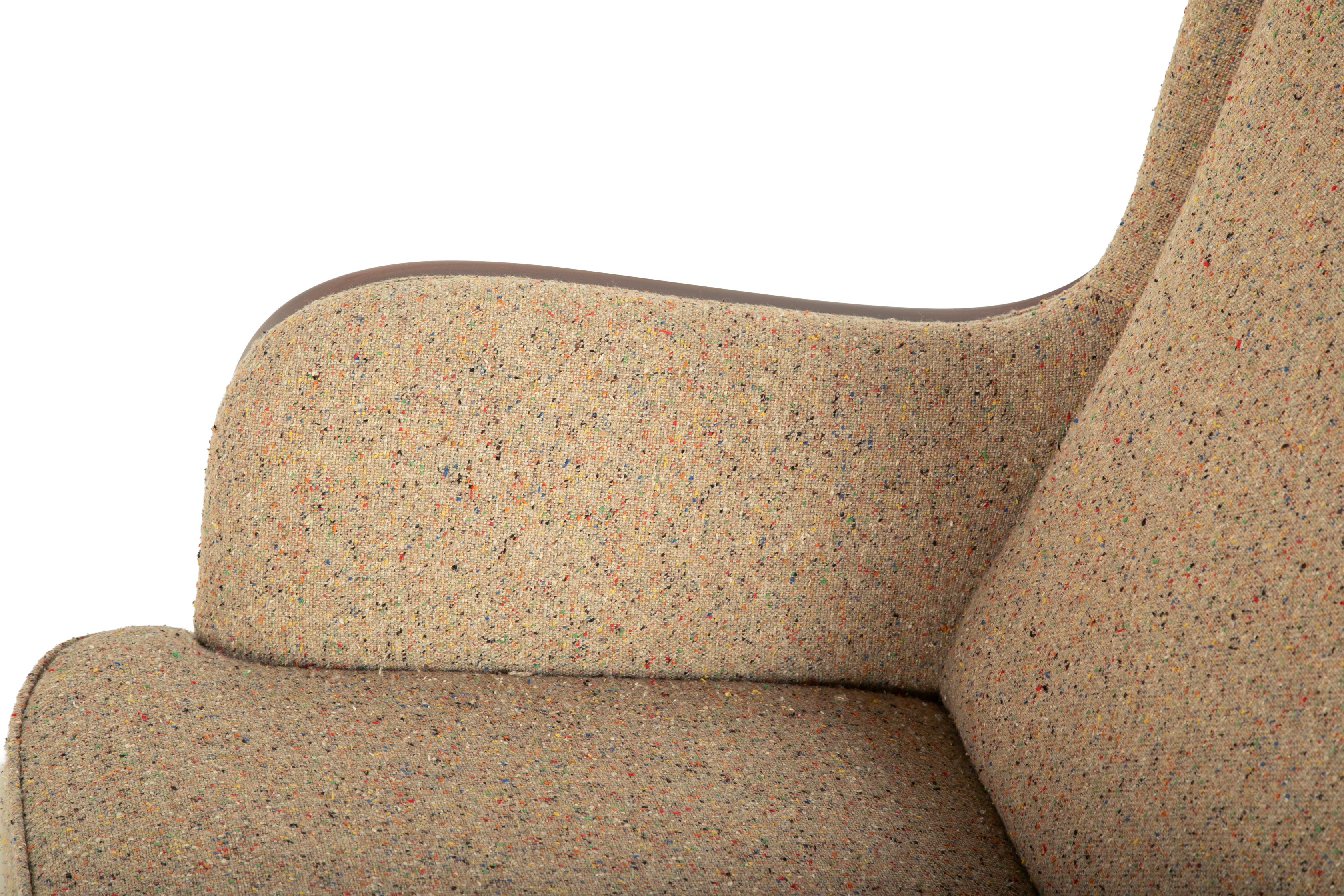 Frits Henningsen Mahogany Chair in BDDW fabric