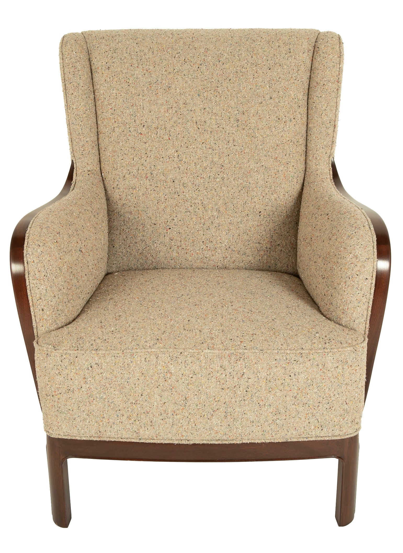 Frits Henningsen Mahogany Chair in BDDW fabric
