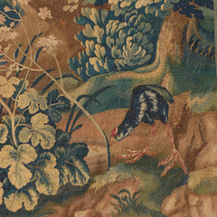 Antique Franco-Flemish Verdure Tapestry