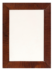 Pennsylvania Tiger Maple Mirror, 19th Century, Signed Hattie Berks, Albany Berks Co.
