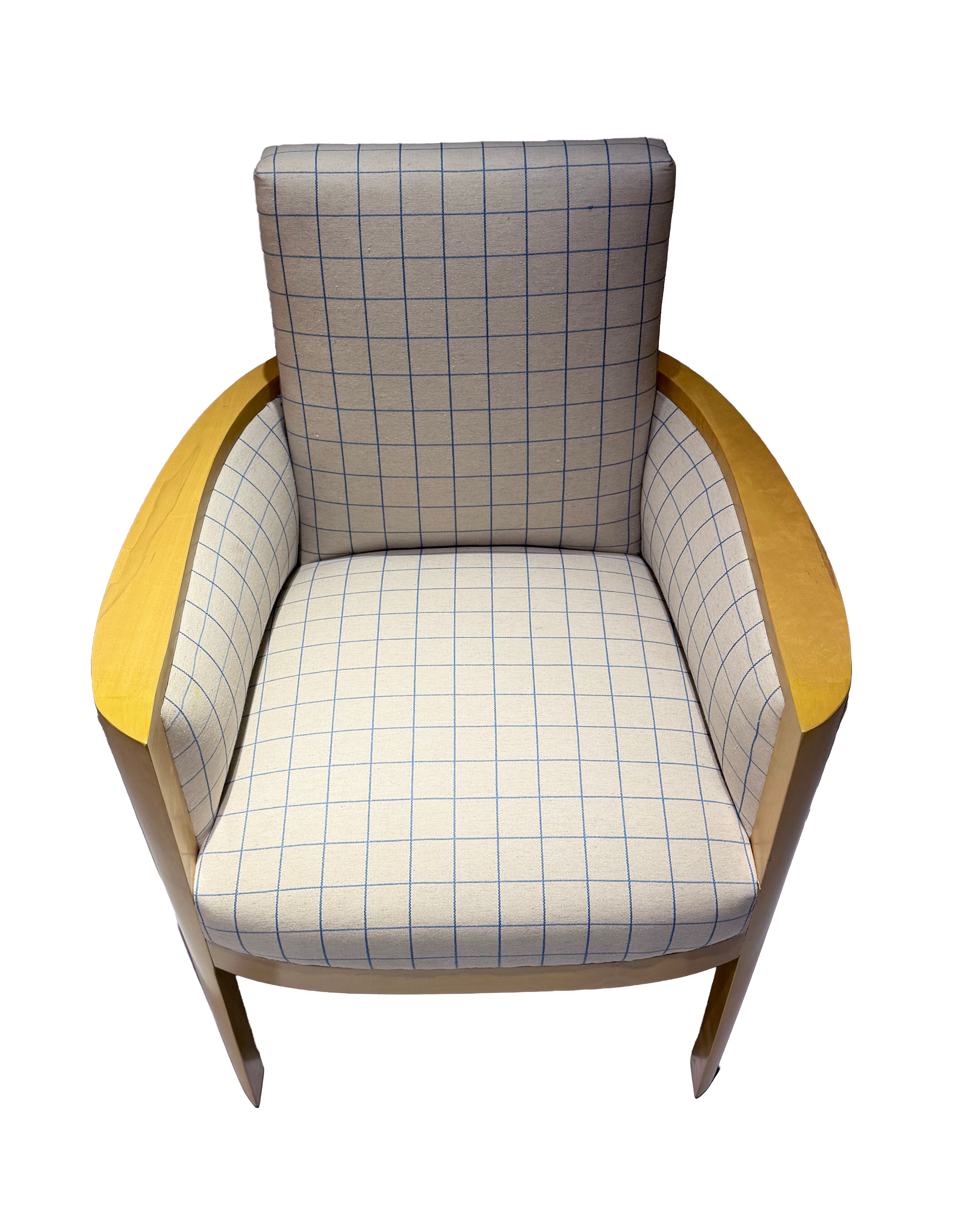 Maurice Dufrêne Attributed Sycamore Armchair