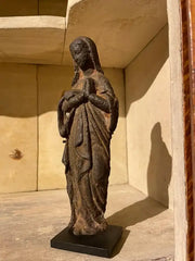 17th French Century Iron Figure of The Virgin