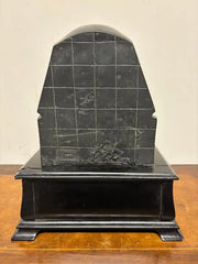 Ancient Egyptian Style Bust of a Pharaoh on Black Lacquer Base