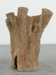 Large Faux Bois Tree Trunk Planter