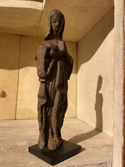 17th French Century Iron Figure of The Virgin