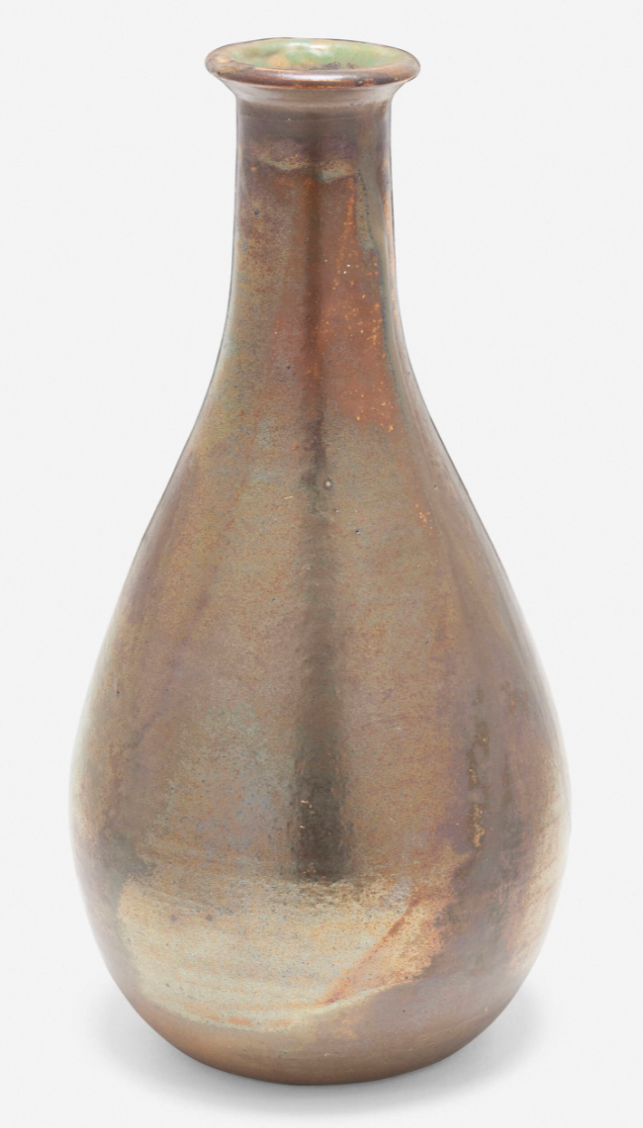 Pewabic Pottery Luster-Glazed Earthenware Vase, American Art Pottery