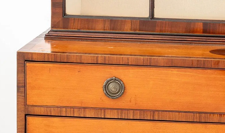 George III Secretaire Bookcase, Circa 1780