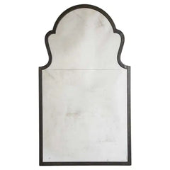 Queen Anne Style Italian Steel Frame Mirror, Mid 20th Century