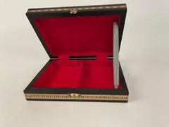 Mid-20th Century Inlaid Moroccan Playing Card Case Box
